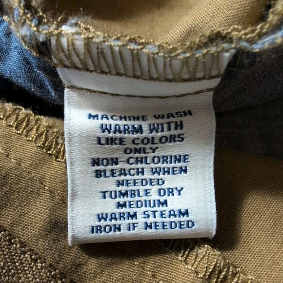 Rowm Pants Mens Size 36X32 Brown Chino Straight Leg Commuter Casual Flat Front - Picture 8 of 16